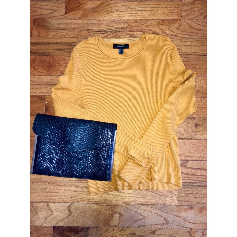 Plus size ribbed sweater Knit top